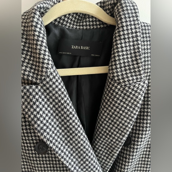 Zara Houndstooth Jacket XS - Picture 2 of 5